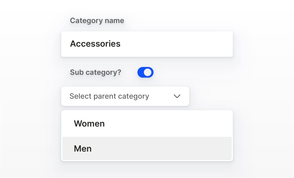 Multiple product categories